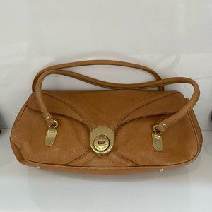 Tan Pebbled Leather Bag